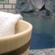 お肌が潤う。源泉掛流しの天然温泉のイメージ